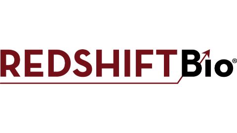 A logo for the brand RedShiftBio