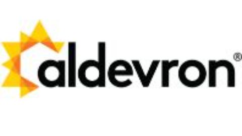 A logo for the brand Aldevron