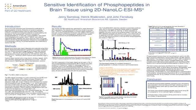 Sensitive Identification of Phosphopeptides in Brain Tissue using 2D-NanoLC-ESI-MS<sup>n</sup> content piece image 
