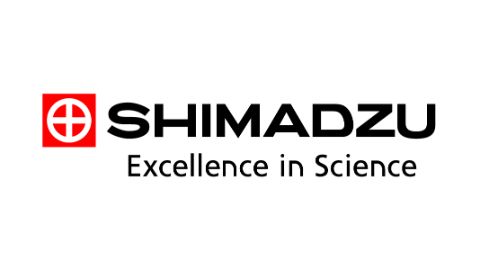 A logo for the brand Shimadzu Corporation