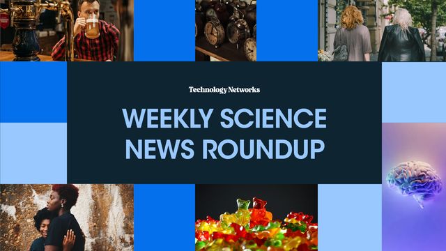 The logo for Technology Networks' weekly science roundup.  